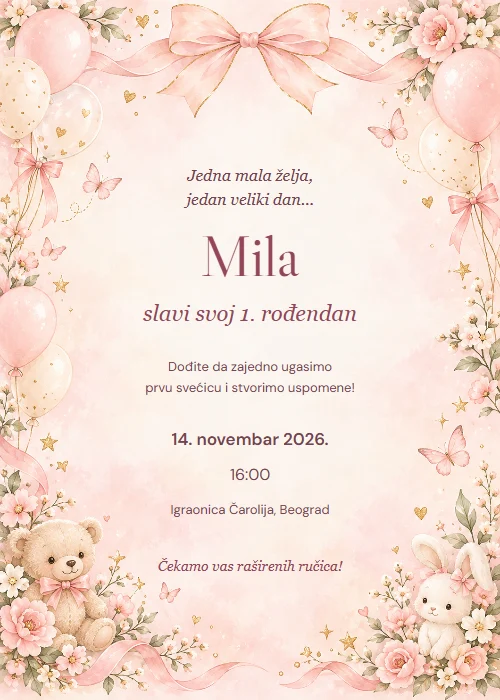 Roze mašna